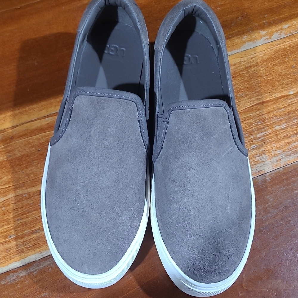 UGG Women's Grey Slip-On Shoes